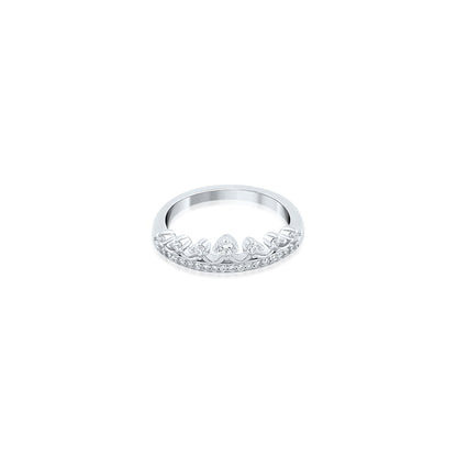 Silver Queen Crown Ring