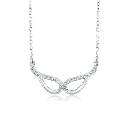 Silver Masquerade Pendant Necklace