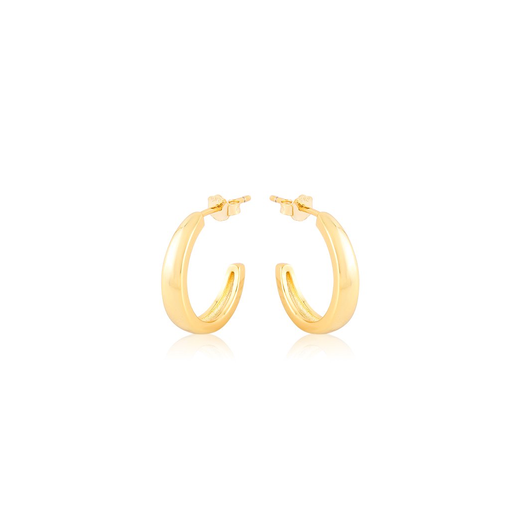 Classic Golden Hoop Earrings