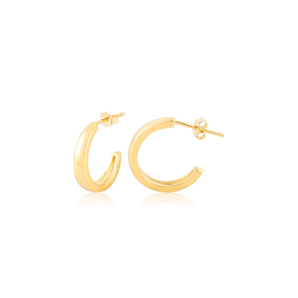 Classic Golden Hoop Earrings