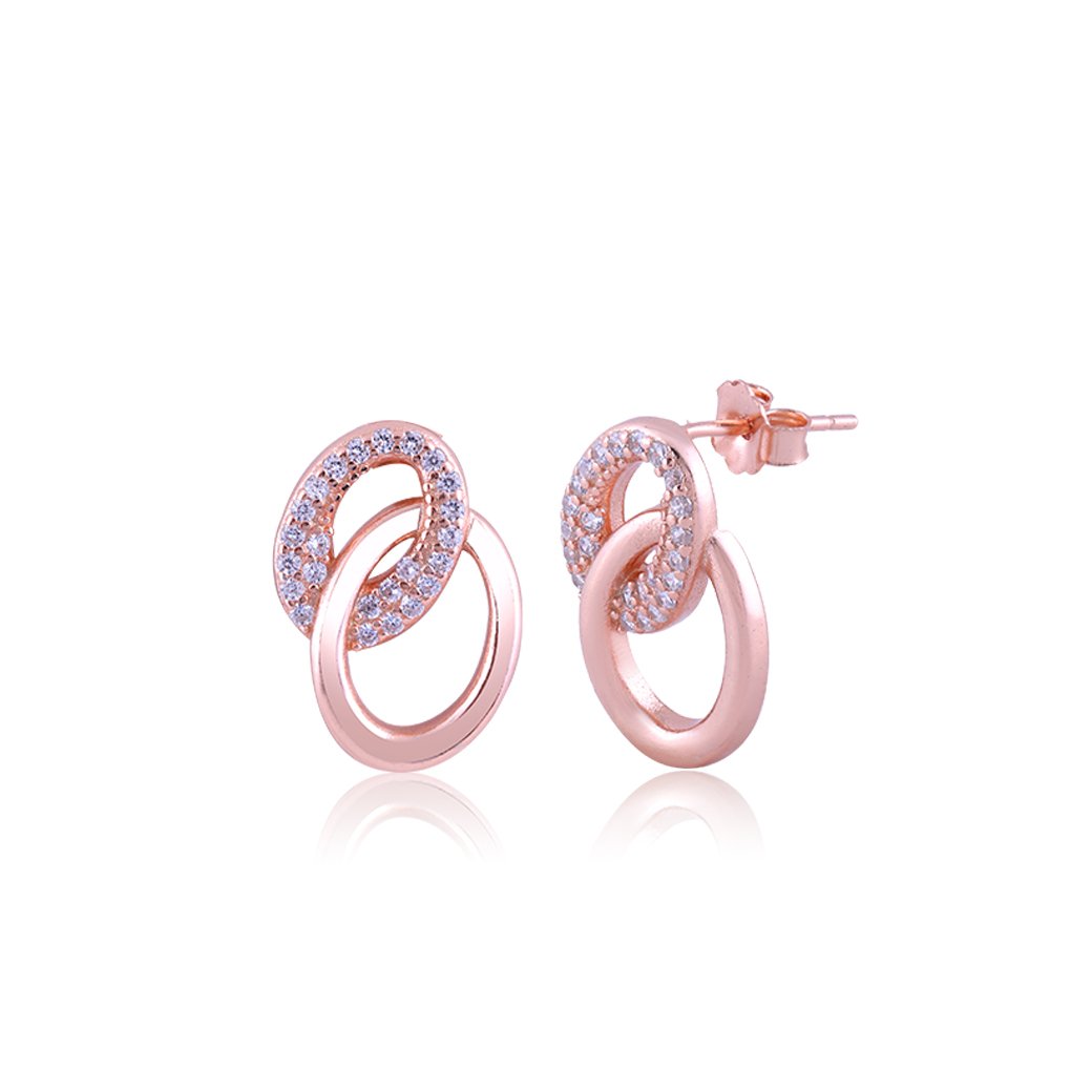 Rose Gold Timeless Twine Set with Fusion Chain