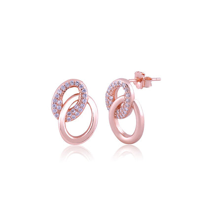 Rose Gold Timeless Twine Set with Fusion Chain