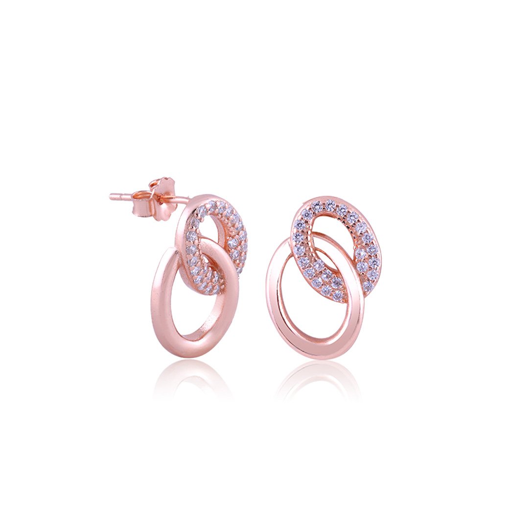 Rose Gold Timeless Twine Set with Fusion Chain