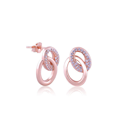 Rose Gold Timeless Twine Set with Fusion Chain