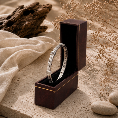 Imperial Weave Silver Kada