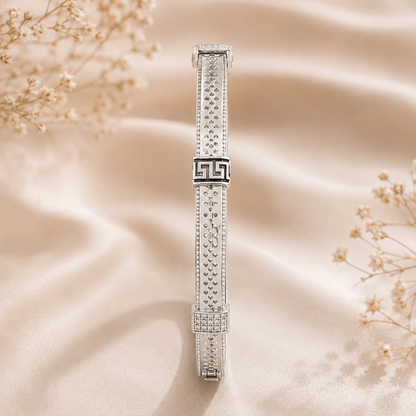 Imperial Weave Silver Kada