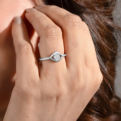 Silver Mystic Gaze Ring