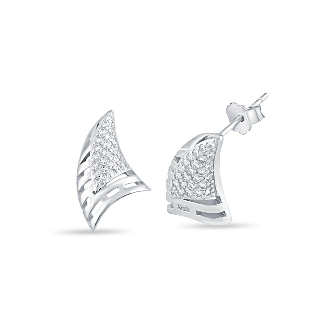 Silver Blazing Beauty Set with Ball Chain