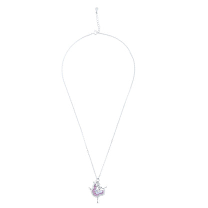 Silver Dancing Spirit Pendant with Ball chain