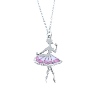 Silver Twirl of Grace Pendant with Ball chain