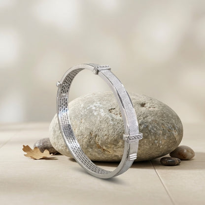 Silver Satin Grace Kada