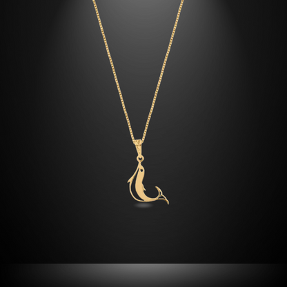 Gold Dolphin Necklace