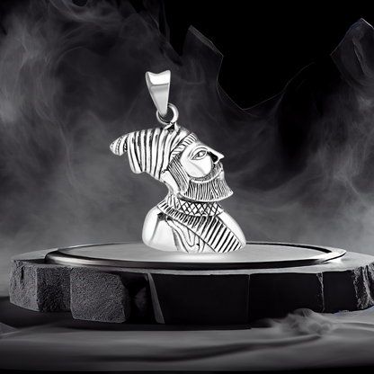 Silver Veer Shivaji Pendant For Him