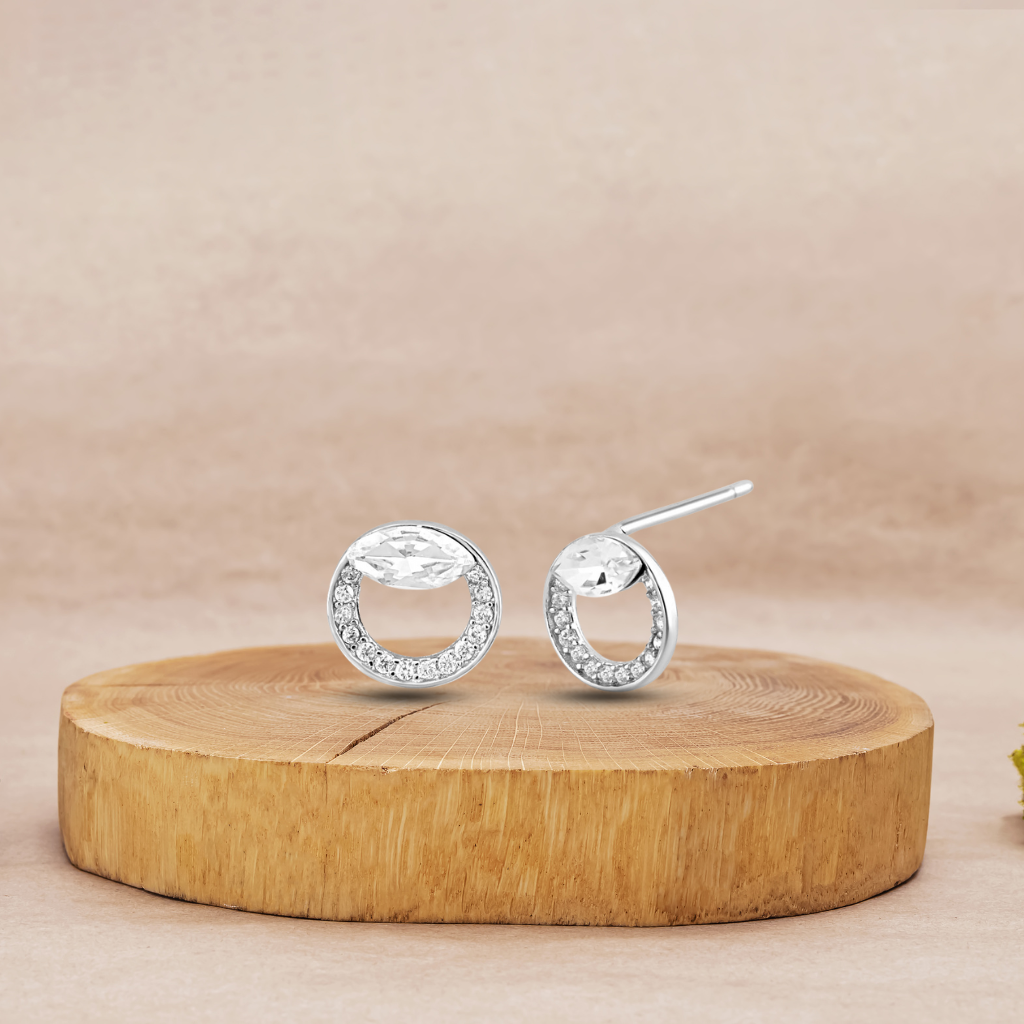 Silver Whispering Earrings