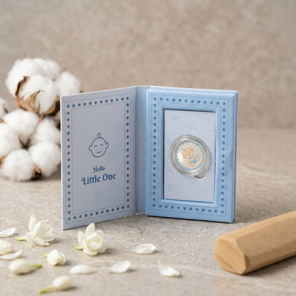 Baby Boy Silver Coin Gift Box