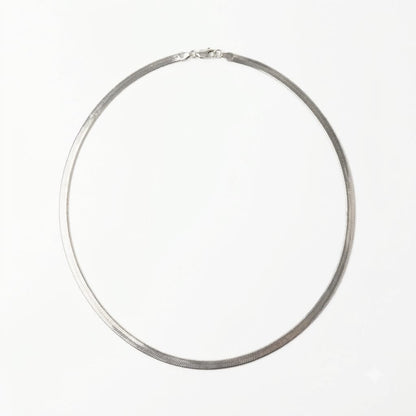 White Gold Finish Chain