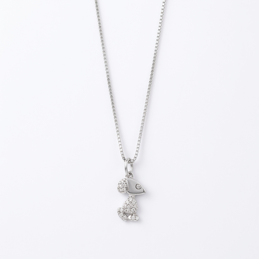 92.5 Silver Cute Animal Pendant
