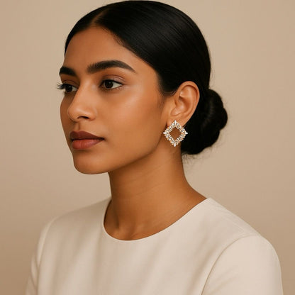 Rose Gold Blossom Carnival Earrings