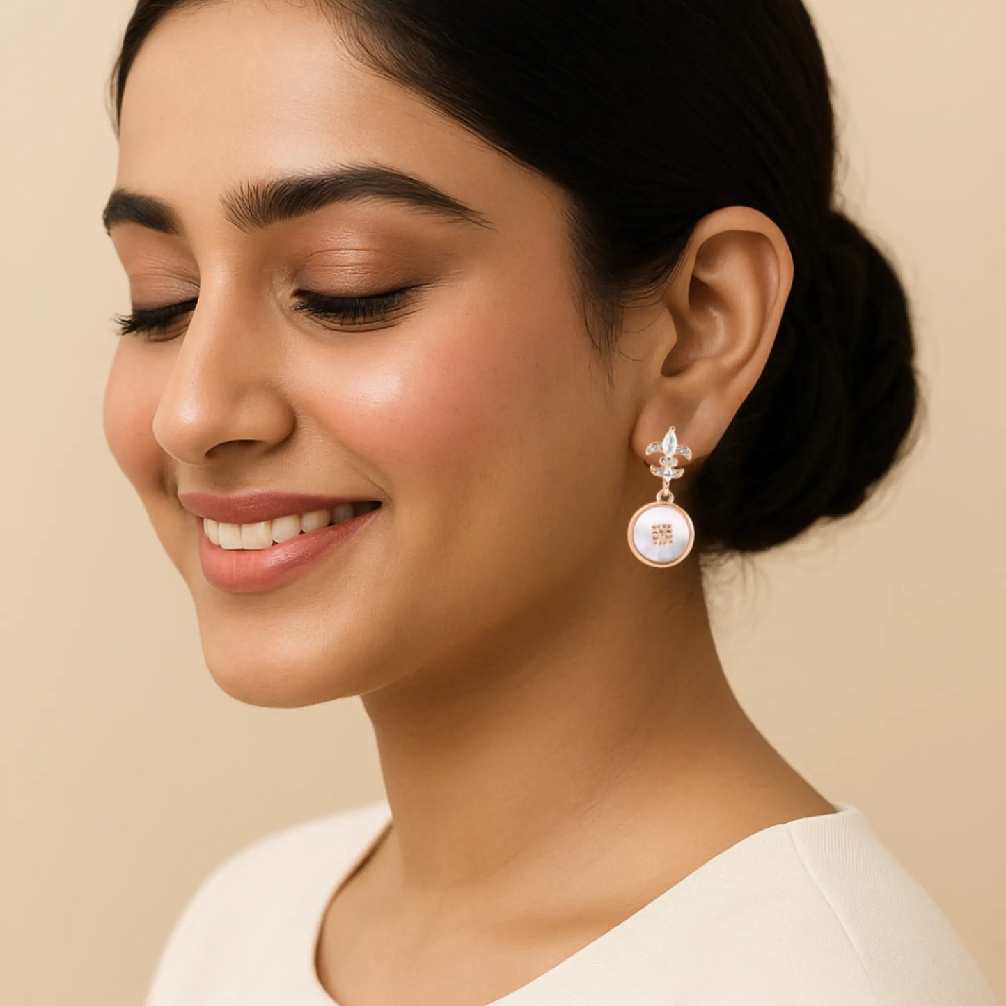 Rose Gold Florisse Earrings