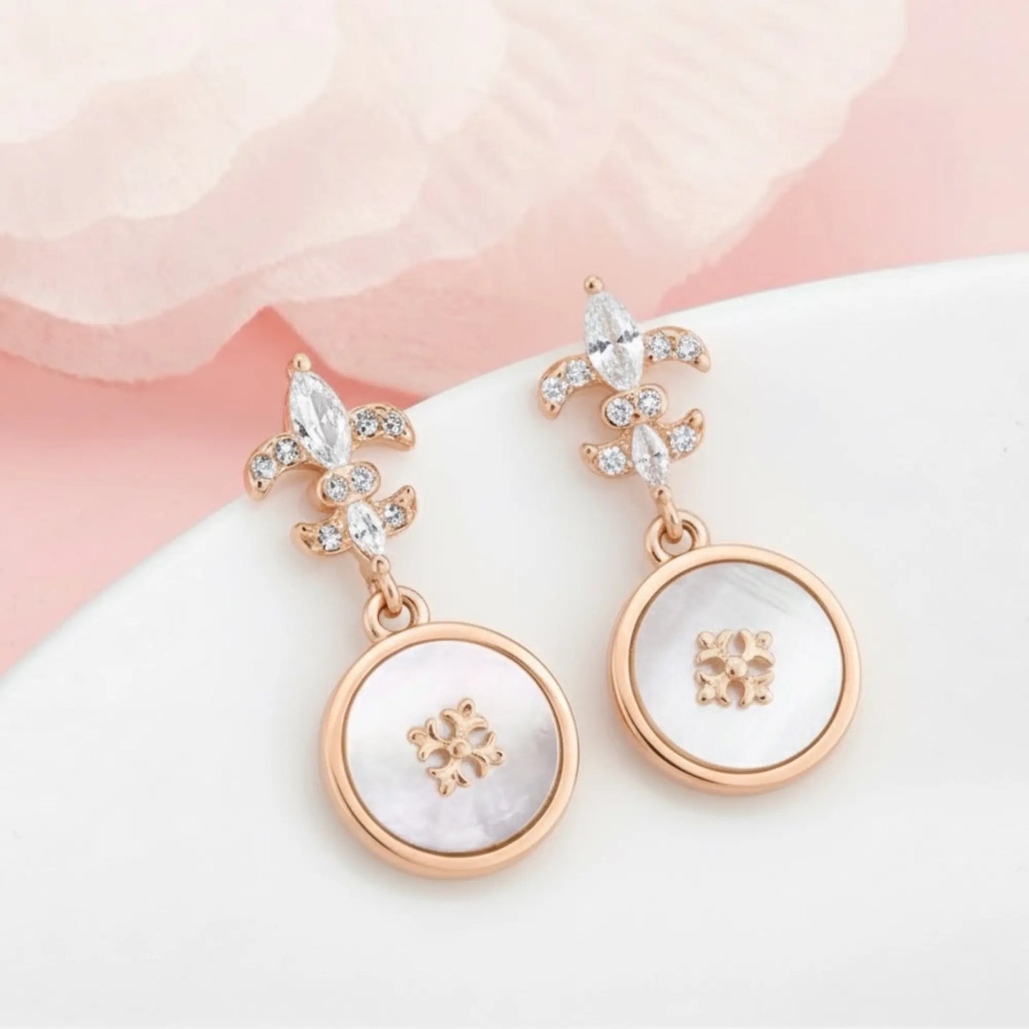 Rose Gold Florisse Earrings