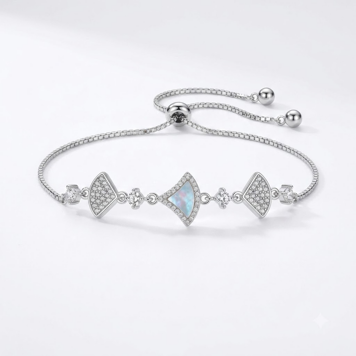Radiant Fan Opal Link Bracelet