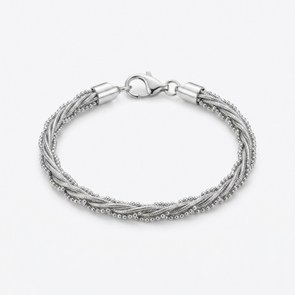 Silver Triple Chain Bracelet - Image 1