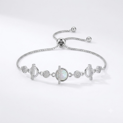 Pearl Glow Toggle Link Bracelet