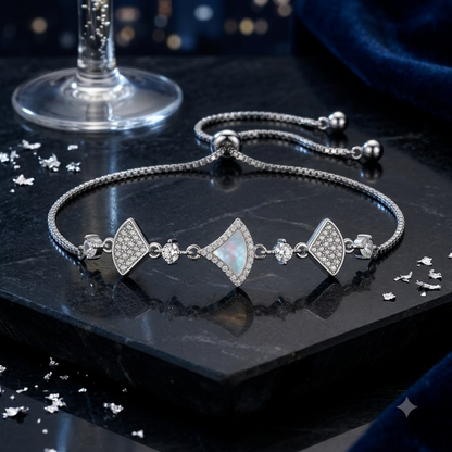 Radiant Fan Opal Link Bracelet
