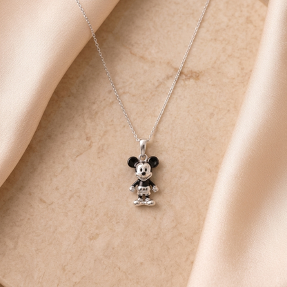 92.5 Silver Mickey Mouse Inspired Silver Pendant