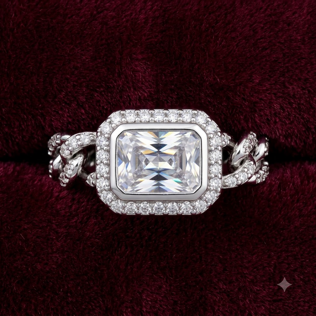 Silver Luxe Solitaire Ring