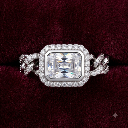 Silver Luxe Solitaire Ring