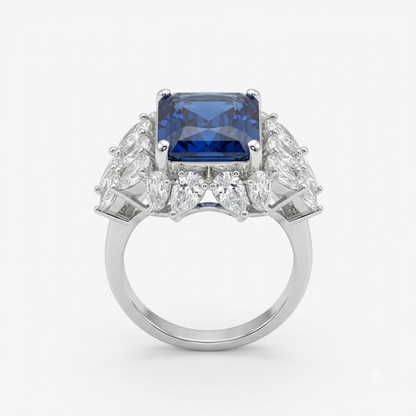Silver Noir Elegance Ring