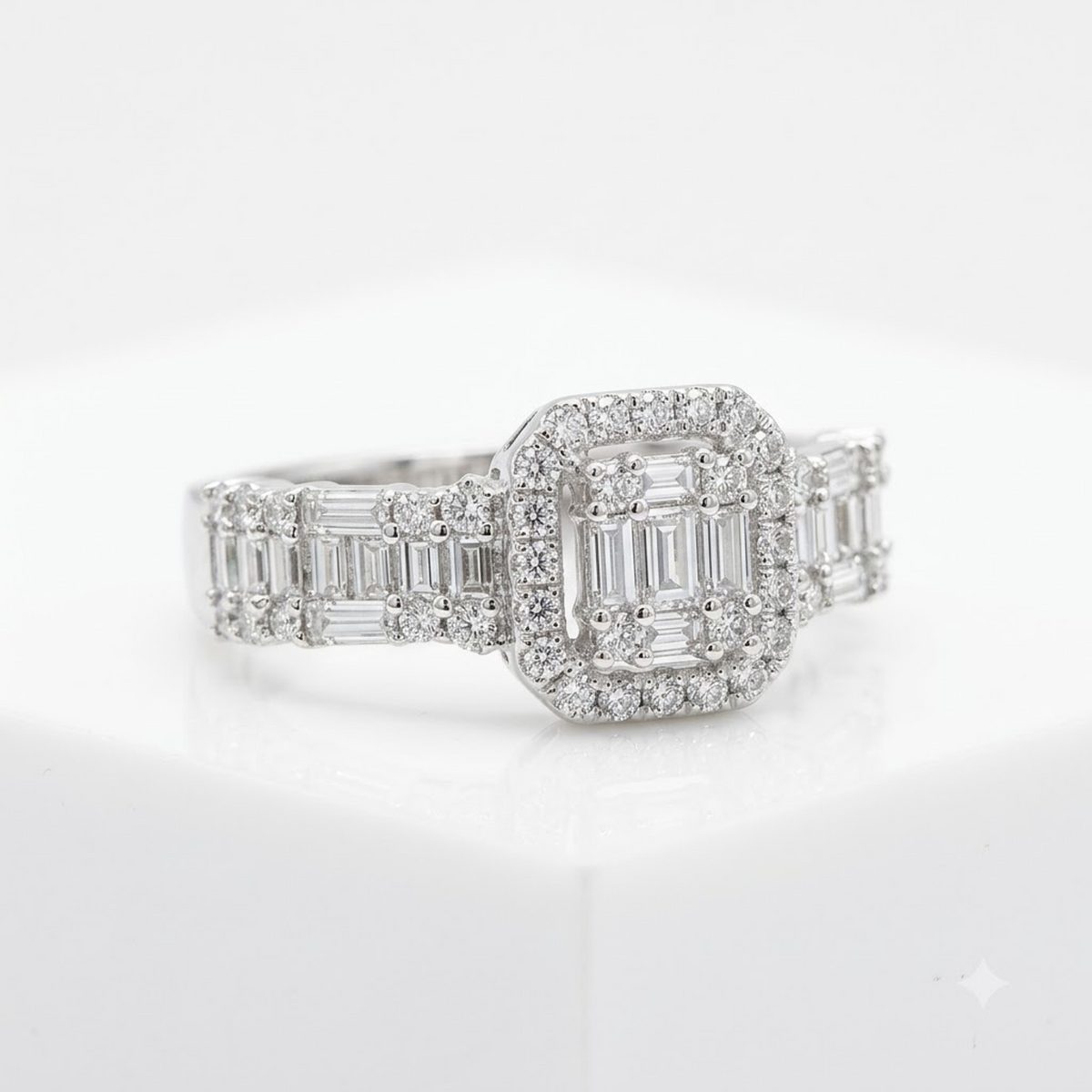 Monarch Illusion Halo Ring