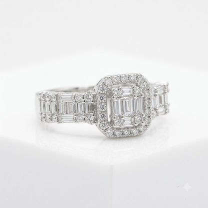 Monarch Illusion Halo Ring