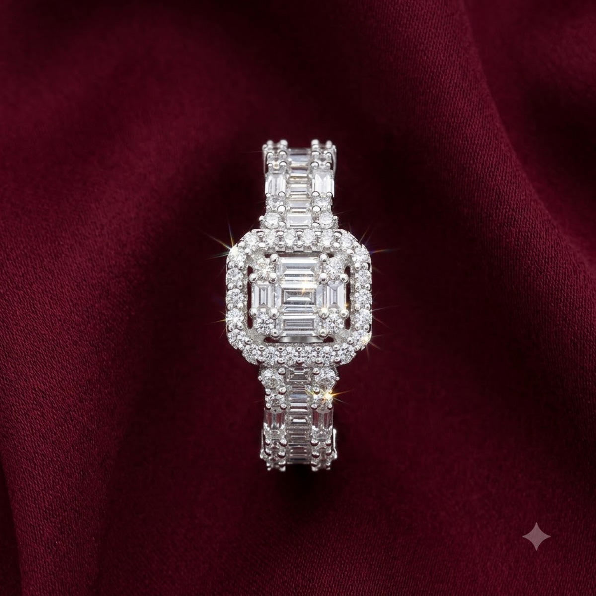 Monarch Illusion Halo Ring