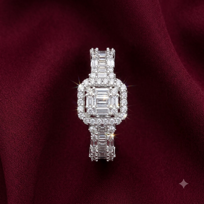 Monarch Illusion Halo Ring