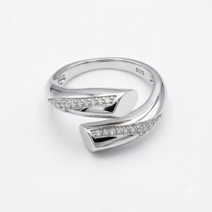 Marquise Solitaire Bypass Ring