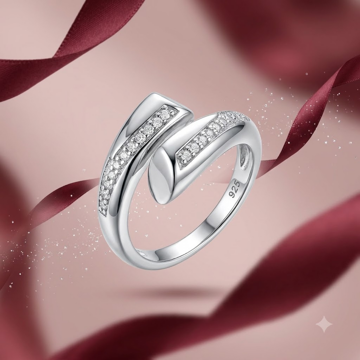Marquise Solitaire Bypass Ring