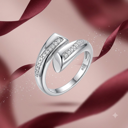 Marquise Solitaire Bypass Ring