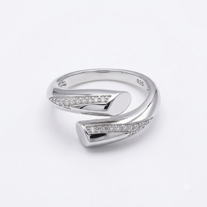Marquise Solitaire Bypass Ring