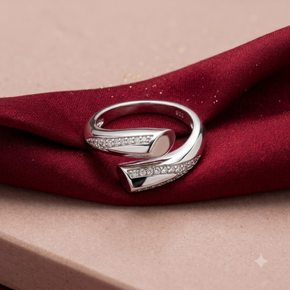 Marquise Solitaire Bypass Ring