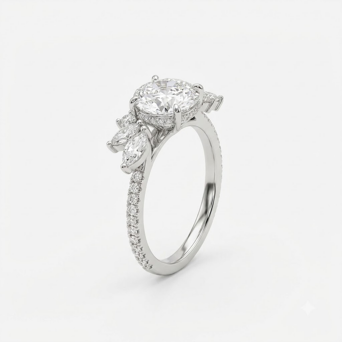 Flora Oval Blossom Ring