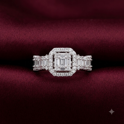 Monarch Illusion Halo Ring