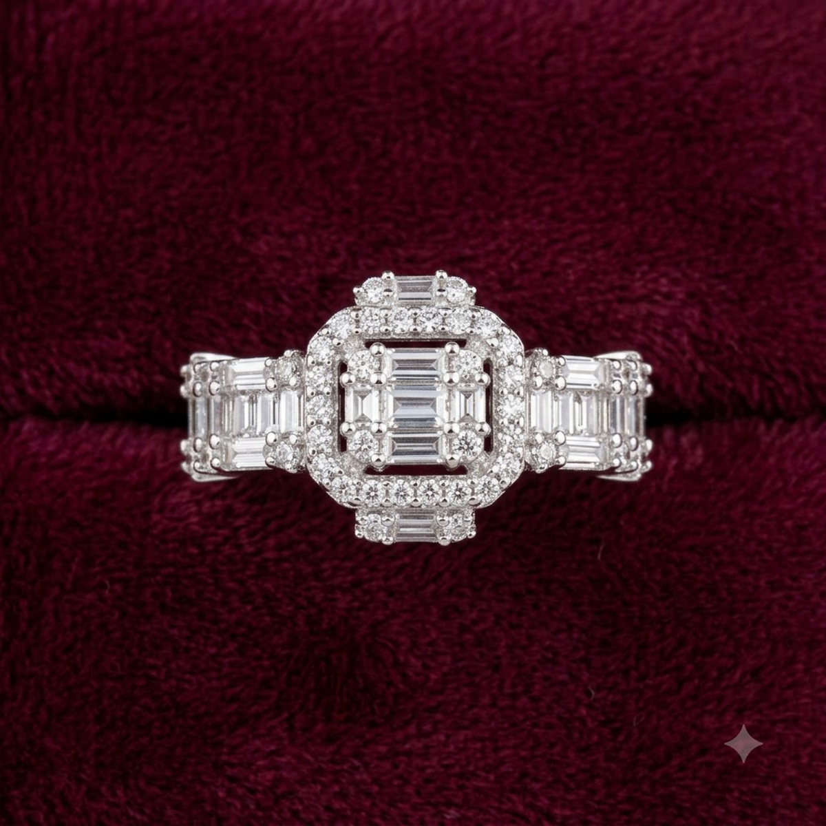 Monarch Illusion Halo Ring