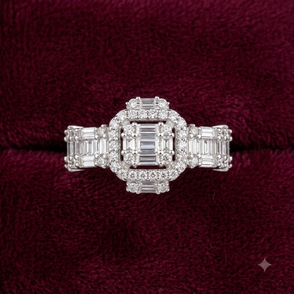 Monarch Illusion Halo Ring