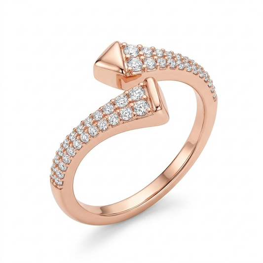 The Serpent’s Wrap Rose Gold Ring
