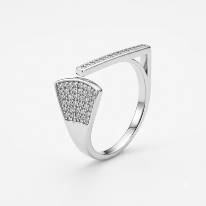 The Prism Arc Diamond Ring