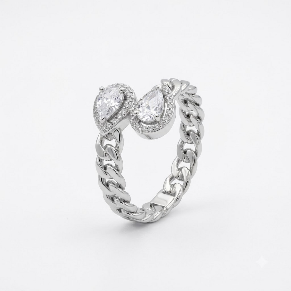 The Twin Tear Curb Ring