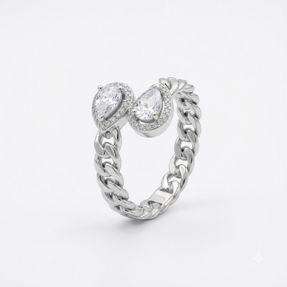 The Twin Tear Curb Ring
