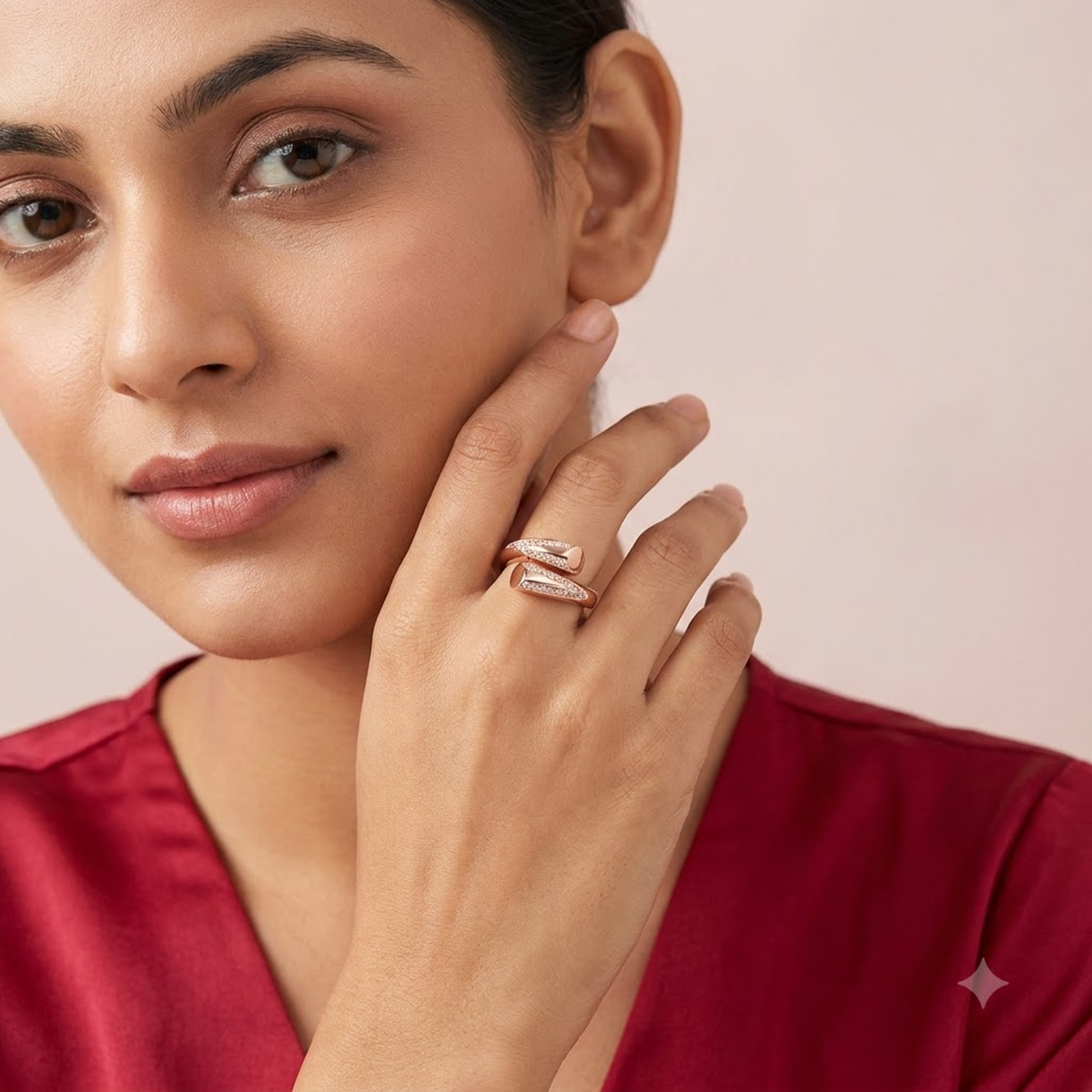 Aura Folded Sweep Ring